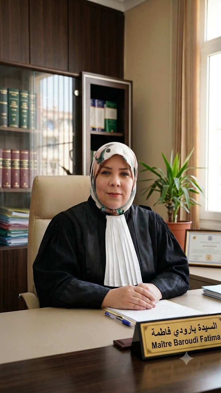Maître Baroudi Fatima — Avocate au Barreau d'Oran